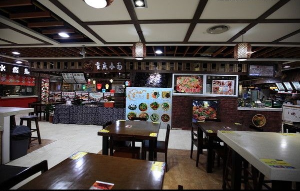 商場(chǎng)小餐廳裝修效果圖