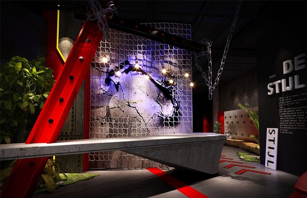 身房前臺設計效果圖