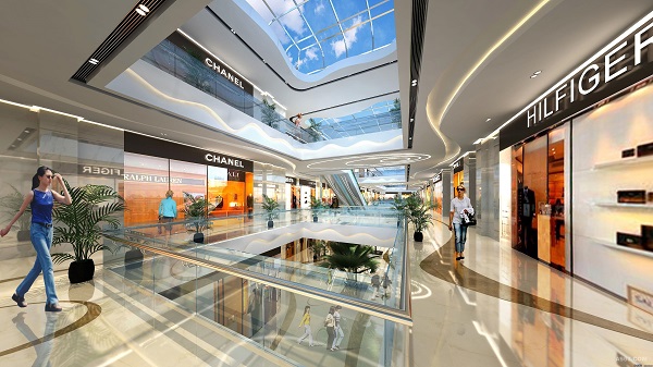 大型商場(chǎng)升級翻新裝修效果圖