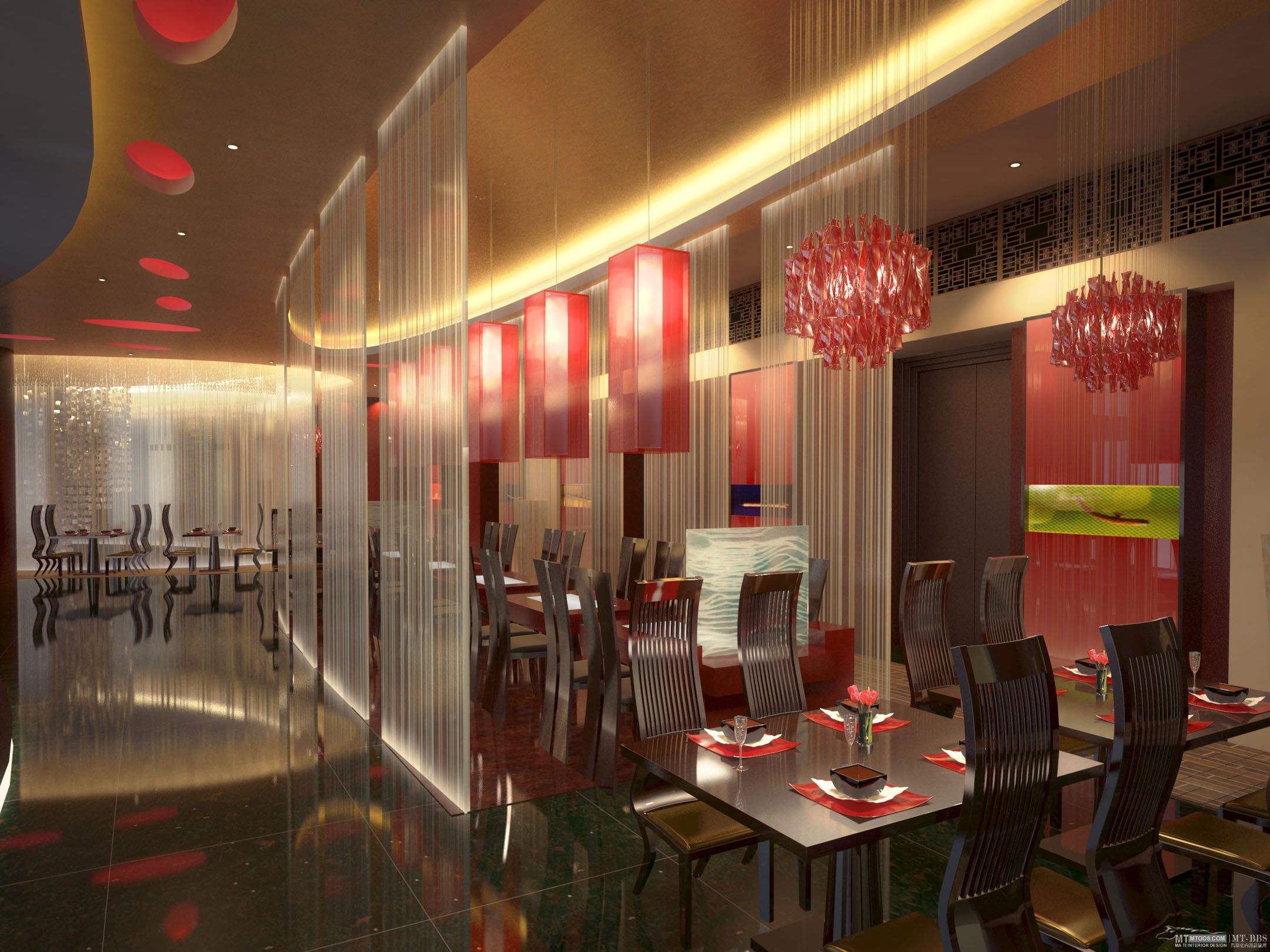 酒店西餐廳設計效果圖