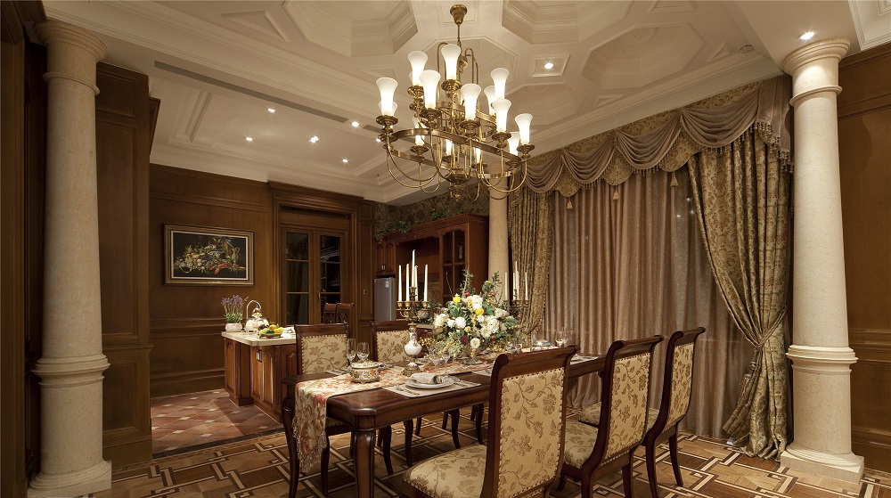 歐式古典風(fēng)格別墅效果圖賞析