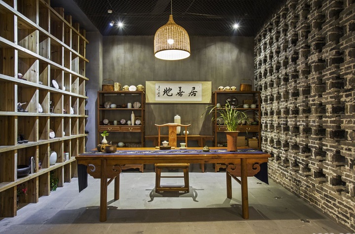 空花墻、博古架隔斷效果圖