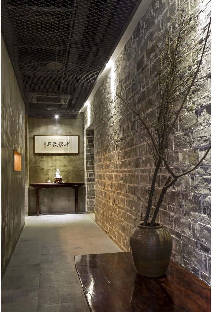 茶樓內走廊裝修效果圖