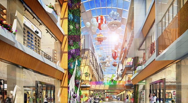 哈爾濱五常彩虹城商場(chǎng)升級改造效果圖