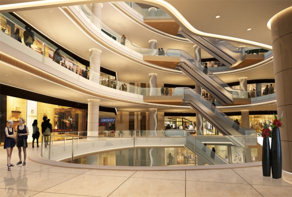 商業(yè)綜合體商場(chǎng)裝修效果圖