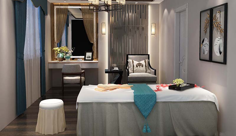 養生spa會(huì )所裝飾色彩