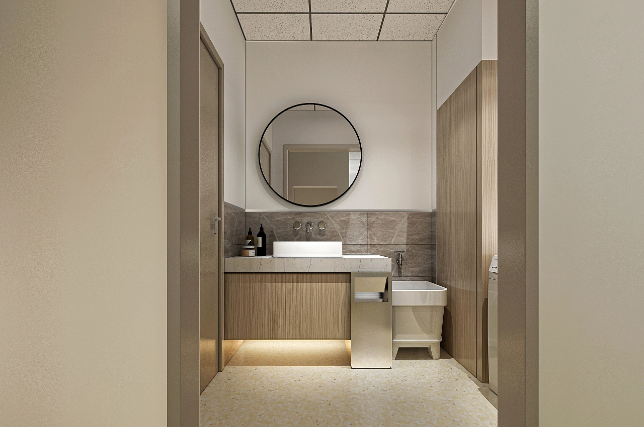 醫院互聯(lián)網(wǎng)線(xiàn)下門(mén)診裝修設計效果圖