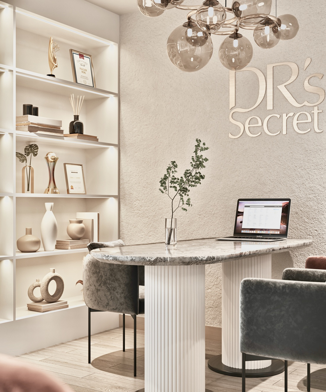 角落里的業(yè)務(wù)洽談區