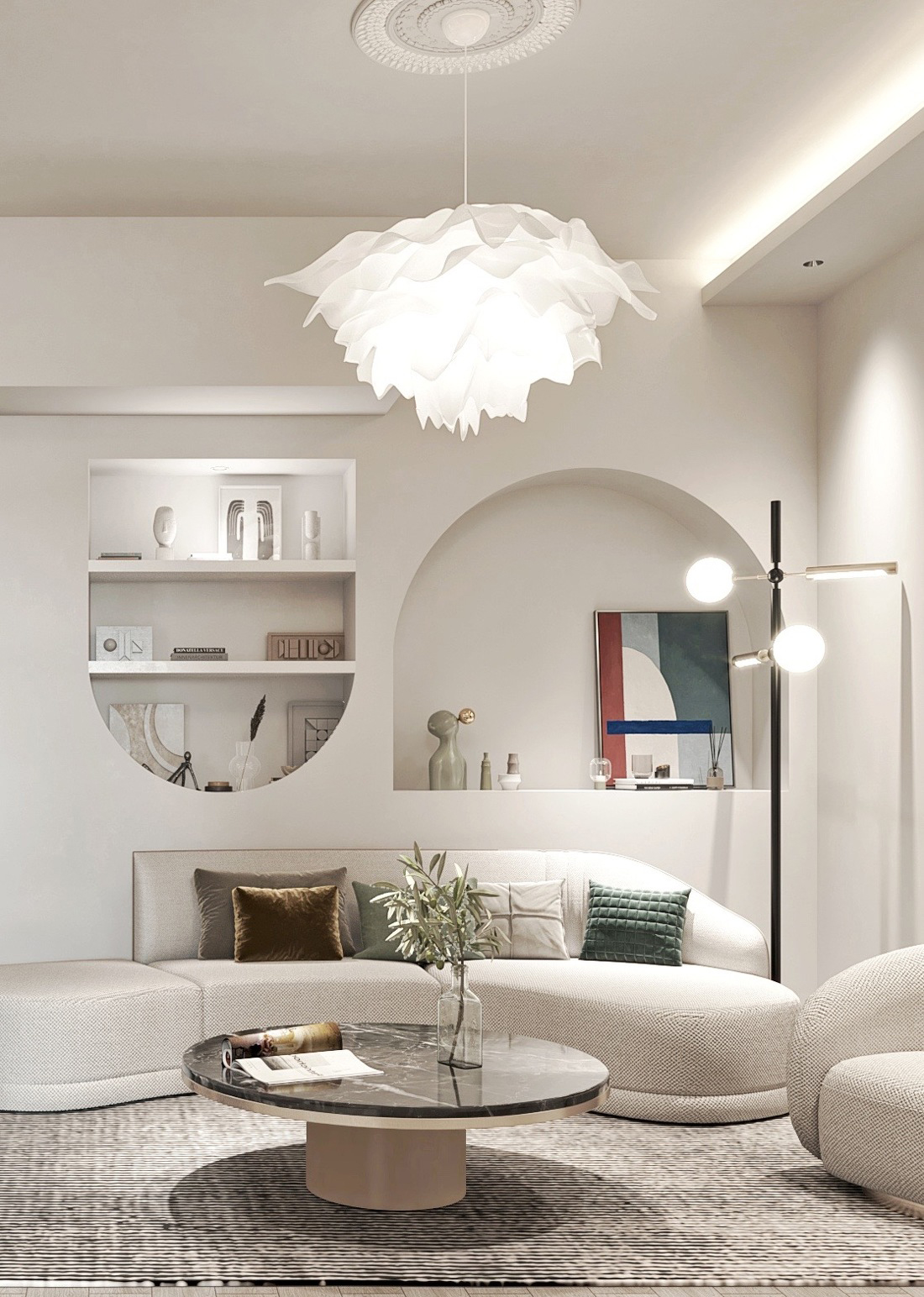 醫美中心門(mén)店的接待區